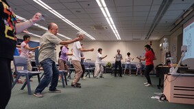 Traditional Chinese Exercise Workshop led by SRM teaching fellow